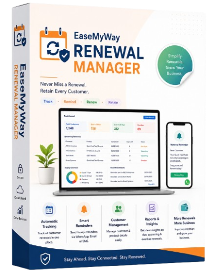 Renewal Manager
1 User 1 Year